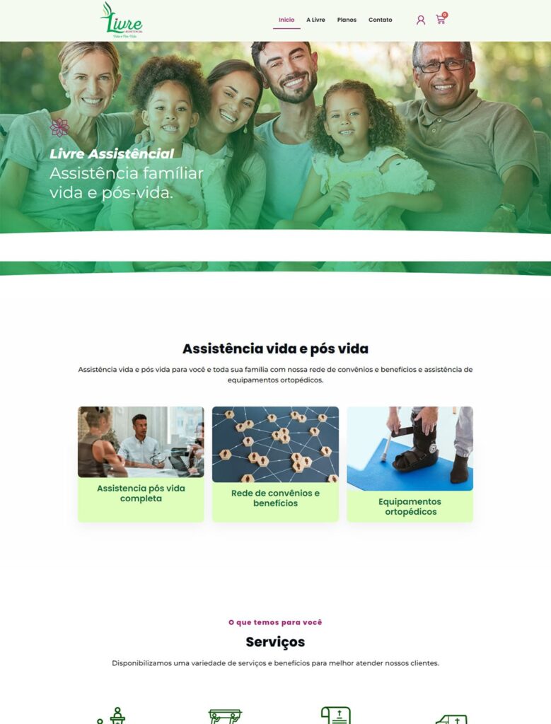 Livre Assistencial – Assistência famíliar vida e pós-vida.