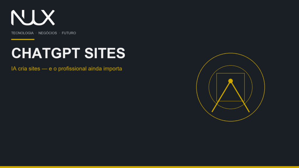 ChatGPT Sites — capa oficial NUUX