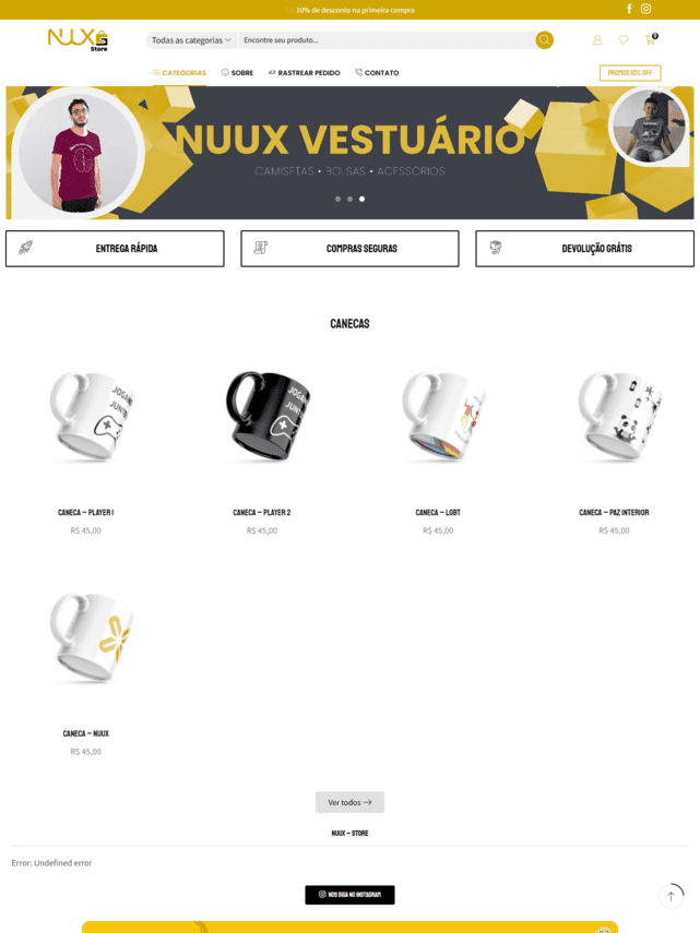 NUUX Store – Nossa Loja Oficial